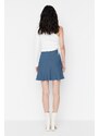 Trendyol Weave Indigo Ruffle Skirt