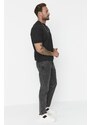 Trendyol Anthracite Essential Fit Jeans Denim Trousers