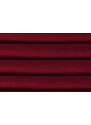 Červená sametová trojmístná rozkládací pohovka MICADONI Gobi 225 cm