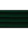 Zelená sametová trojmístná rozkládací pohovka MICADONI Gobi 225 cm