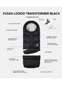 LEOKID Fusak Transformer s rukavicemi, Black