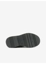 Černé holčičí květované kotníkové boty Richter - Holky