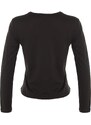 Trendyol Black 100% Cotton 2-Pack Basic Cycling and V-Neck Knitted T-Shirts
