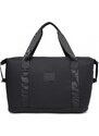 KONO Cestovní taška - rozšiřitelná, voděodolná s kosmetickou taštičkou, černá