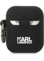 Pouzdro pro sluchátka AirPods - Karl Lagerfeld, NFT Karl Head Black