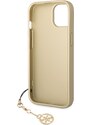 Ochranný kryt pro iPhone 14 - Guess, 4G Charms Brown