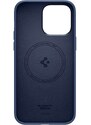 Ochranný kryt pro iPhone 14 Pro MAX - Spigen, Silicone Fit MagSafe Navy Blue