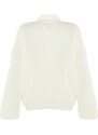 Trendyol Soft Textured Ecru Basic Knitwear Sweater