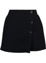 Trendyol Black Woven Shorts Skirt