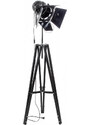 T-BIS Industriální stojací lampa trojnožka REFLEKTOR Black