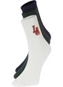 Trendyol 3-Pack Multi Color Cotton City Embroidered College-Tennis-Medium Socks