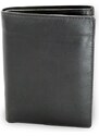 Kabelky od Hraběnky Pánská kožená peněženka s vloženou dokladovkou 2 - česká výroba; černá