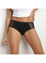 Noční menstruační boxerky s krajkou DIM MENSTRUAL NIGHT LACE BOXER - DIM - černá