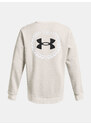 Under Armour Mikina UA Essential Heritge Flc Crw-WHT - Pánské