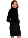 Vive Maria Velvet Dream - elegantní sametové šaty černé