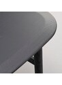 Černý dubový konferenční stolek ROWICO HAMMOND 62 x 62 cm