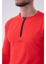 NEBBIA - Fitness tričko s dlouhým rukávem pánské 329 (red)