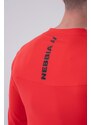 NEBBIA - Fitness tričko s dlouhým rukávem pánské 329 (red)