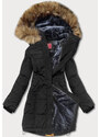 LHD Černá dámská zimní bunda (M-21305)
