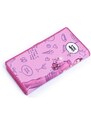 Trendová koženková peněženka VUCH Devided wallet, růžová