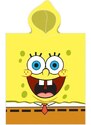 Carbotex Dětské plážové pončo - osuška s kapucí SpongeBob - 100% bavlna - 50 x 115 cm