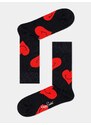 Happy Socks Valentine 2Pk (black/red)červená