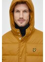 Bunda Lyle & Scott pánská, zlatá barva, zimní