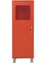 Červená lakovaná vitrína Tenzo Malibu 50 x 41 cm