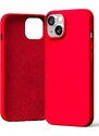 Ochranný kryt pro iPhone 14 - Mercury, Silicone Red