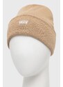 Čepice Levi's béžová barva, D5459.0009-36