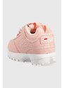 Dětské sneakers boty Fila Disruptor růžová barva