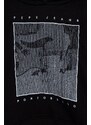 Dětská mikina Pepe Jeans Etlyne černá barva, s aplikací