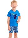 Taro Chlapecké pyžamo Damian modré opice