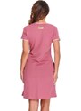 DN Nightwear Noční košile Heidi růžová bavlna organic