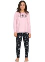 Italian Fashion Dívčí pyžamo Umbra růžové