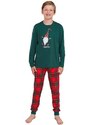 Italian Fashion Chlapecké pyžamo Narwik zelené se skřítkem