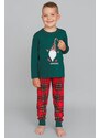 Italian Fashion Chlapecké pyžamo Narwik zelené se skřítkem