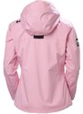 Dámská jachtařská bunda HELLY HANSEN W CREW HOODED MIDLAYER JACKET 095 pink