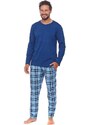 DN Nightwear Pánské pyžamo Jones modré