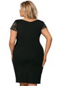 Donna Luxusní košilka pro plnoštíhlé Tess černá