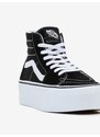 Černé dámské kotníkové kožené tenisky na platformě VANS Sk8-Hi T - Dámské