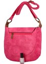 Dámská crossbody kabelka fuchsiová - Paolo Bags Jacquilinie růžová