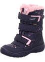 Dětské zimní boty Superfit Crystal blau/rosa 1-009090-8000