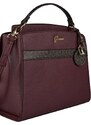 Guess kabelka Tehya Satchel bordeaux