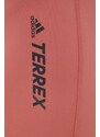 Sportovní legíny adidas TERREX Multi dámské, růžová barva, hladké