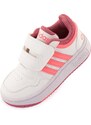 Dětské boty Adidas Jr Hoops White-Pink