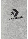 Tepláky Converse šedá barva, hladké