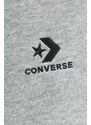 Tepláky Converse šedá barva, s aplikací, 10023873.A02-VINTAGEGRE