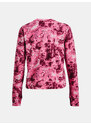 Under Armour Mikina Rival Terry Print Crew-PNK - Dámské