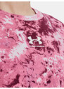 Under Armour Mikina Rival Terry Print Crew-PNK - Dámské